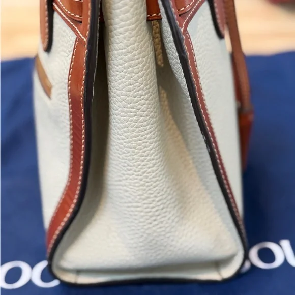 Dooney & Bourke Tan and Cream Satchel - Picture 3 of 8